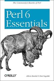The cover of Essential Perl 6